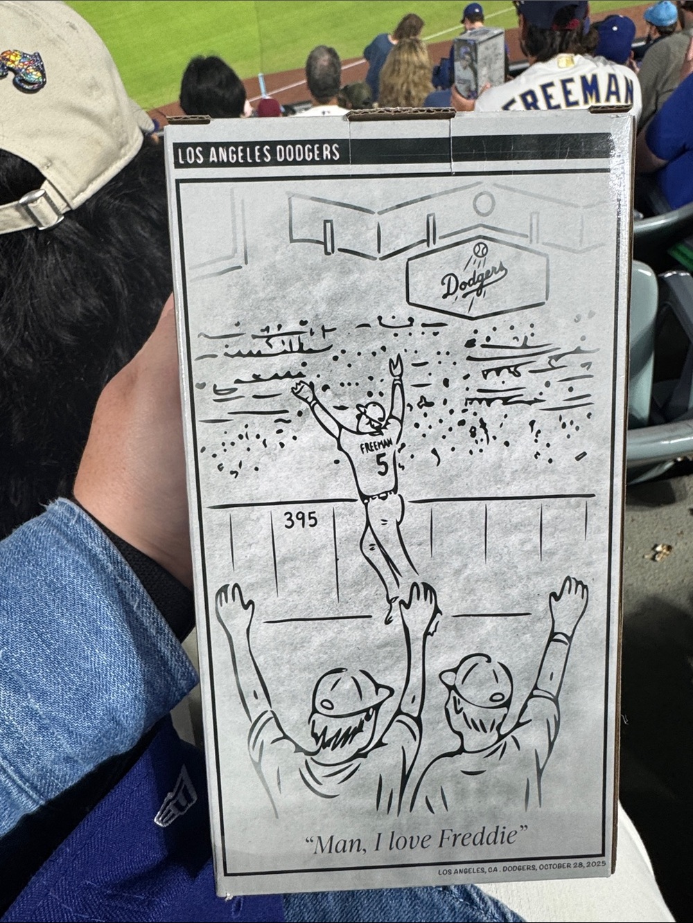 Freddie Freeman Dodgers Walk Off 18th Inning Bobblehead - Picture 3 of 4
